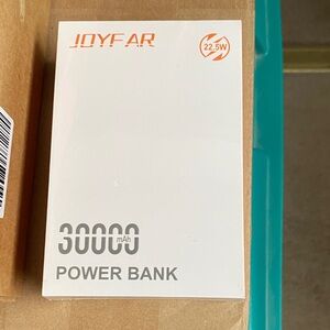 White Power Bank 30000mAh